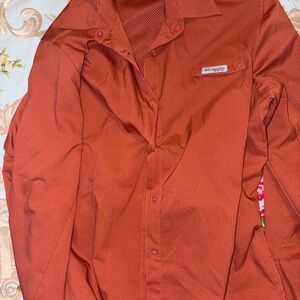 Columbia Burnt Orange Casual Shirt